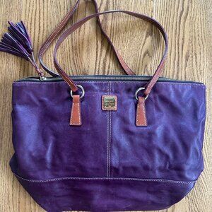 Dooney & Bourke Purple Purple Tote Bag